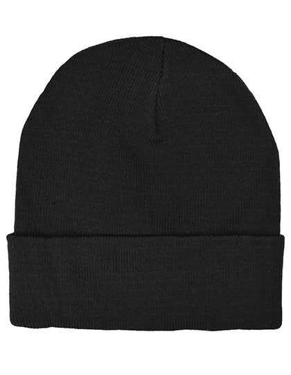 rPET Beanie in Black, Größe One Size