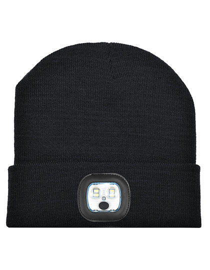 LED Beanie in Black, Größe One Size