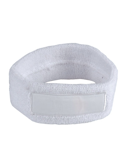 Kopfschweißband mit Label in White, Größe One Size