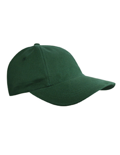 Brushed Promo Cap in Bottle Green, Größe One Size