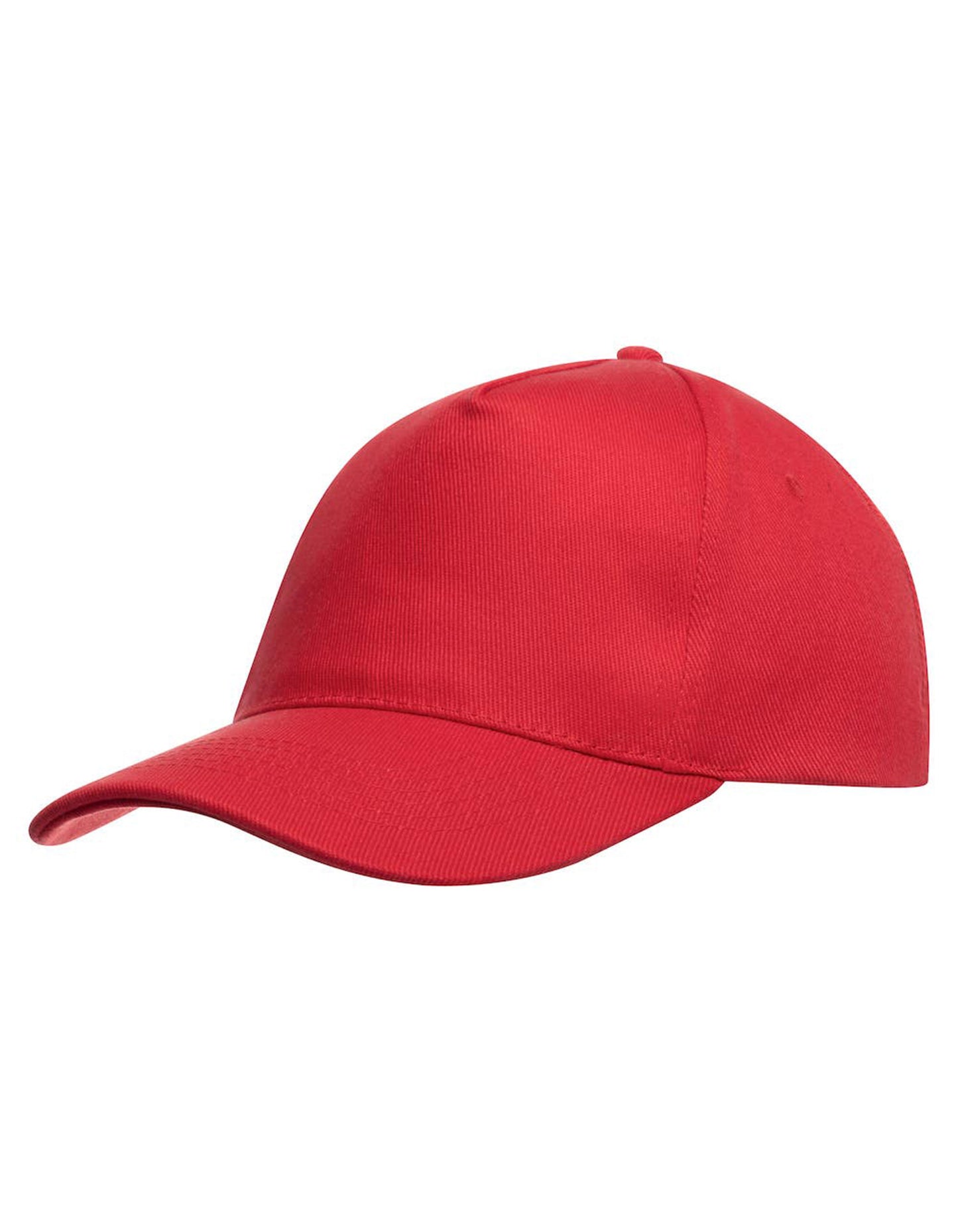 5-Panel Baseball Cap in Red, Größe One Size
