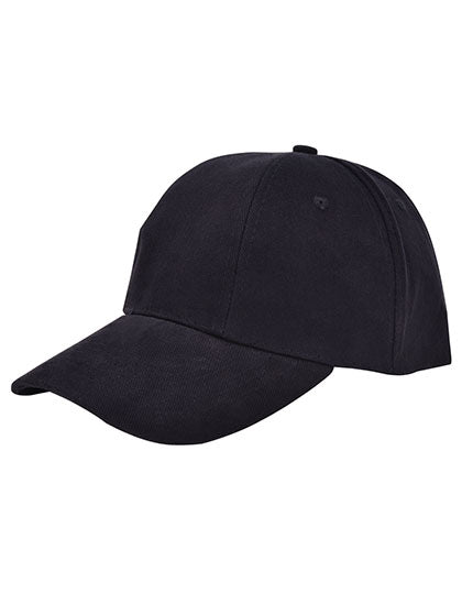 Baumwoll-Cap Low Profile/Brushed in Black, Größe One Size