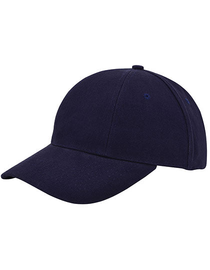 Baumwoll-Cap Low Profile/Brushed in Navy, Größe One Size