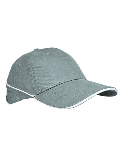 Cap White-Stripe in Grey, Größe One Size