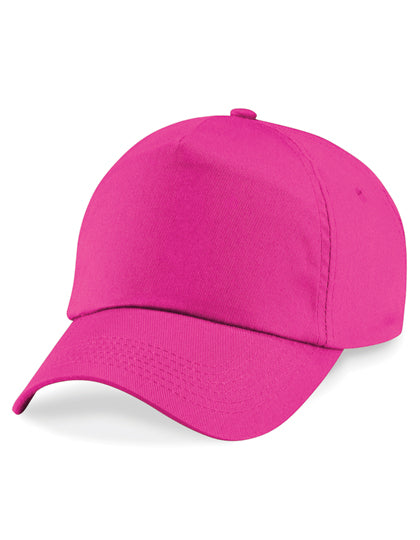 Junior Original 5 Panel Cap in Fuchsia, Größe One Size