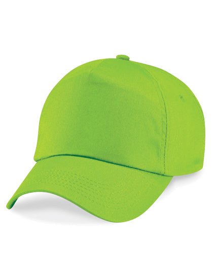 Junior Original 5 Panel Cap in Lime Green, Größe One Size