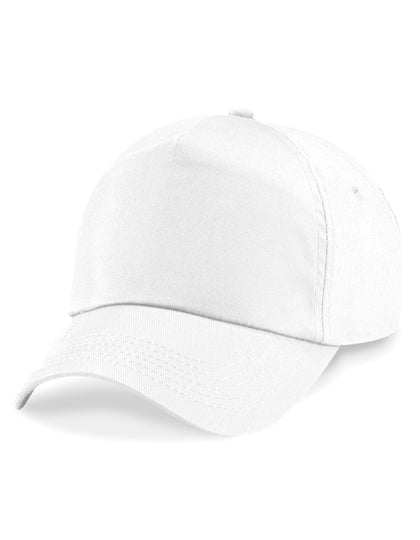 Junior Original 5 Panel Cap in White, Größe One Size