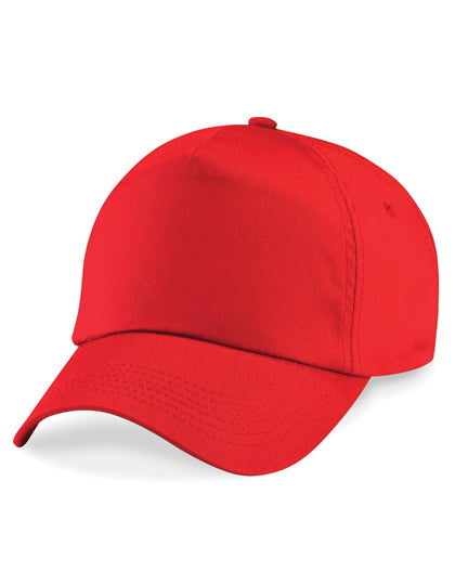 Original 5 Panel Cap in Bright Red, Größe One Size