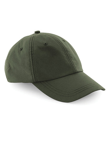 Outdoor 6 Panel Cap in Olive Green, Größe One Size