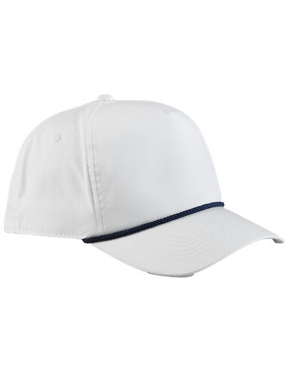 Rope Detail Golf Cap in White, Größe One Size