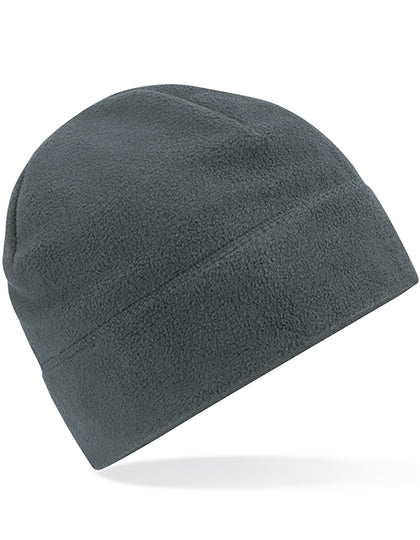 Recycled Fleece Pull-On Beanie in Steel Grey, Größe One Size