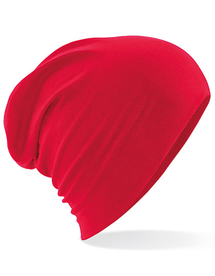 Hemsedal Cotton Slouch Beanie in Classic Red, Größe One Size