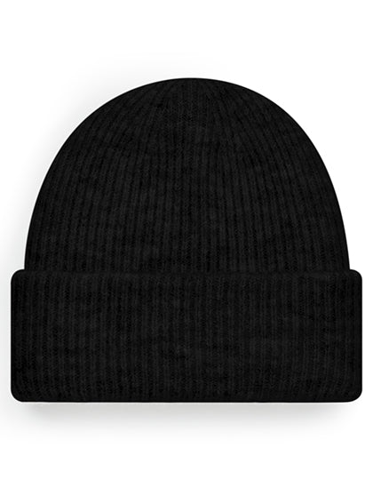 Cosy Ribbed Beanie in Black Marl, Größe One Size