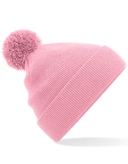 Junior Original Pom Pom Beanie in Dusky Pink, Größe One Size