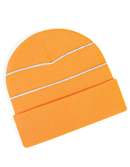 Enhanced-Viz Beanie in Fluorescent Orange, Größe One Size
