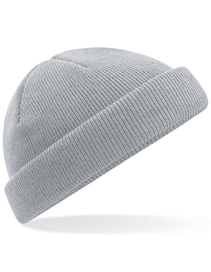 Recycled Mini Fisherman Beanie in Light Grey, Größe One Size