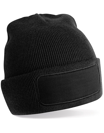 Recycled Original Patch Beanie in Black, Größe One Size