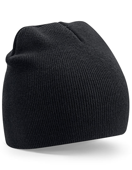 Recycled Original Pull-On Beanie in Black, Größe One Size