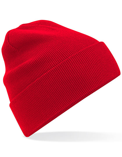 Organic Cotton Original Cuffed Beanie in Classic Red, Größe One Size