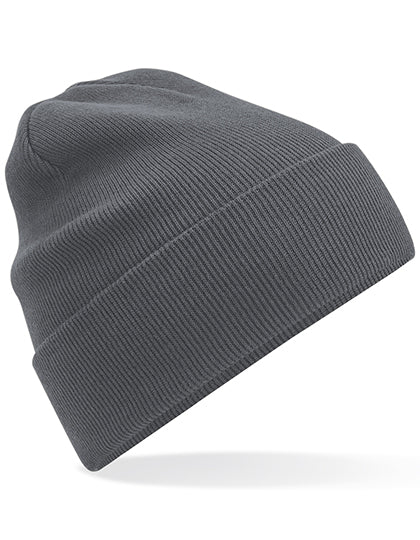 Organic Cotton Original Cuffed Beanie in Graphite Grey, Größe One Size