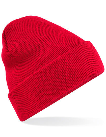 Recycled Original Cuffed Beanie in Classic Red, Größe One Size