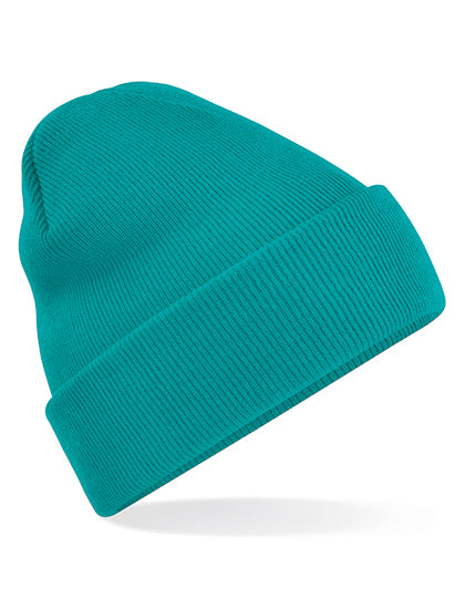 Original Cuffed Beanie in Emerald, Größe One Size