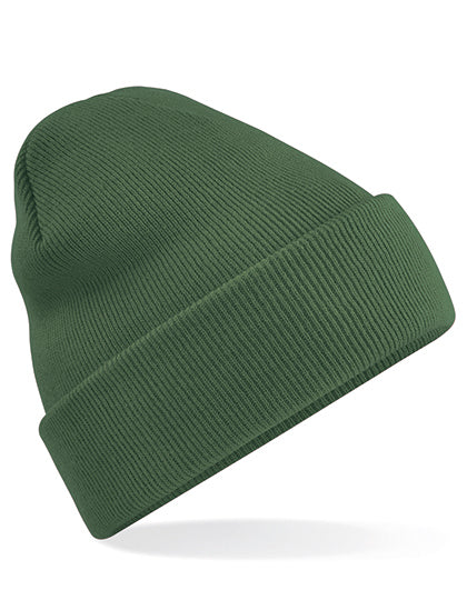 Original Cuffed Beanie in Moss Green, Größe One Size
