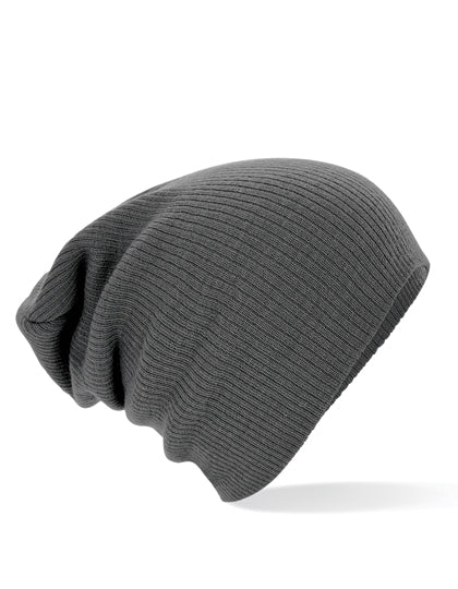 Slouch Beanie in Smoke Grey, Größe One Size