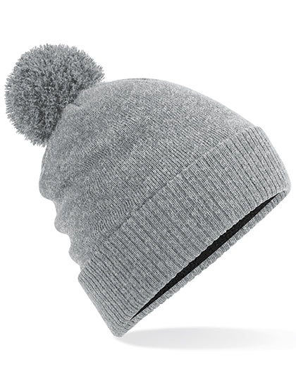 Water Repellent Thermal Snowstar® Beanie in Heather Grey, Größe One Size