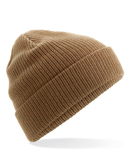 Organic Cotton Beanie in Biscuit, Größe One Size