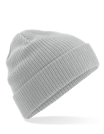 Organic Cotton Beanie in Light Grey, Größe One Size
