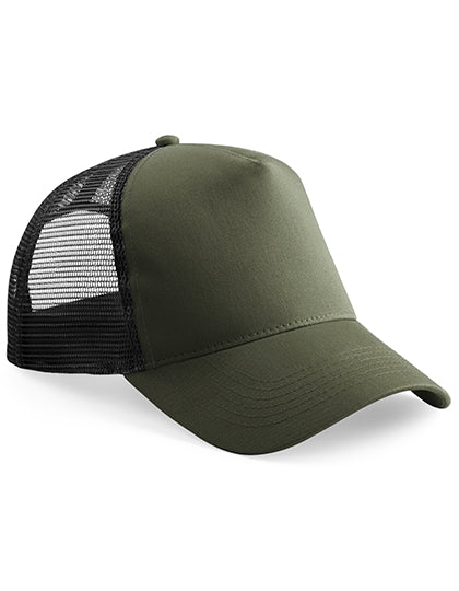 Junior Snapback Trucker in Olive Green, Größe One Size