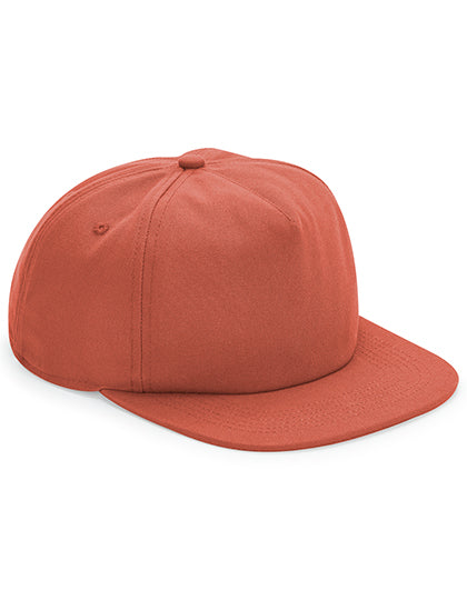 Organic Cotton Unstructured 5 Panel Cap in Terracotta, Größe One Size