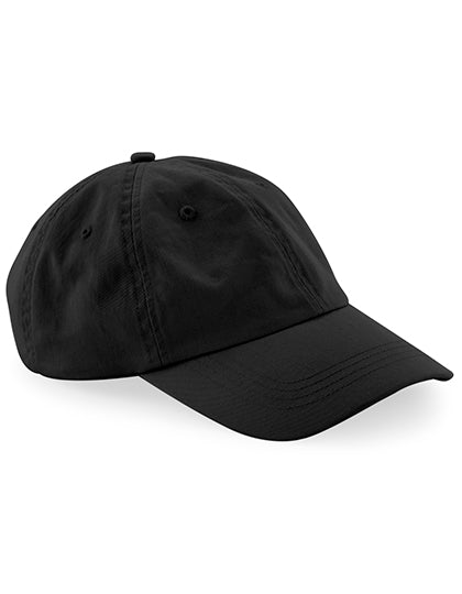 Organic Cotton 6 Panel Dad Cap in Black, Größe One Size