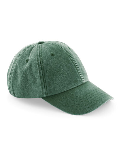 Low Profile Vintage Cap in Vintage Bottle Green, Größe One Size