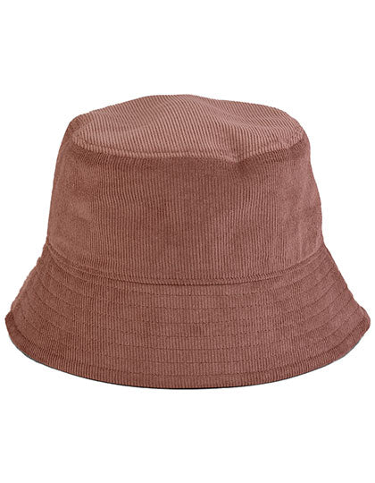 EarthAware® Organic Cord Bucket Hat in Redwood, Größe L/XL