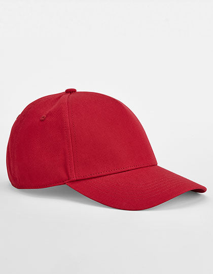 EarthAware® Classic Organic Cotton 5 Panel Cap in Classic Red, Größe One Size