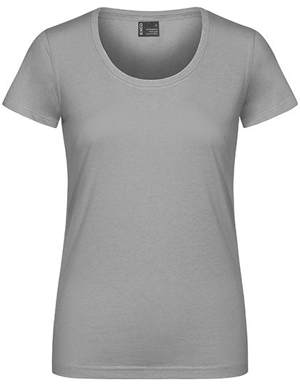 Women´s T-Shirt in New Light Grey (Solid), Größe 3XL
