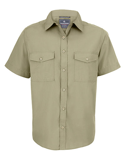 Expert Kiwi Short Sleeved Shirt in Pebble, Größe 3XL