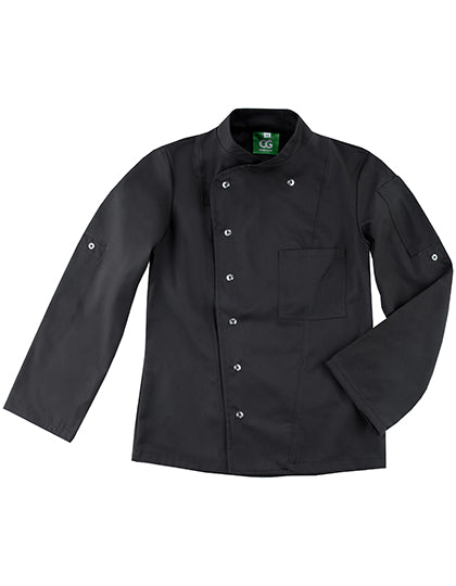Ladies´ Chef Jacket Turin GreeNature in Black, Größe 46