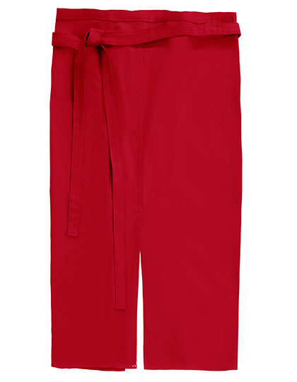 Slit Apron Milano 80 x 100 cm in Red, Größe 80 x 100 cm