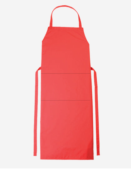 Bib Apron Verona 110 x 75 cm in Red, Größe 110 x 75 cm