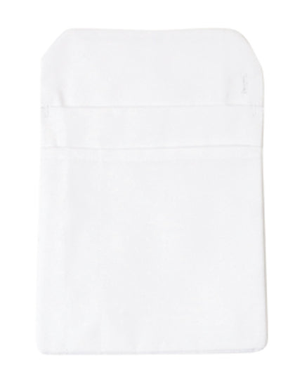 Waiter Bag Napoli in White, Größe 15 x 23 cm