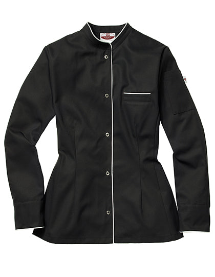 Ladies´ Chef Jacket Pistoia in Black, Größe 46