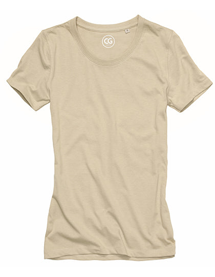 Men´s Short Sleeve T-Shirt Taranto in Natural, Größe 4XL