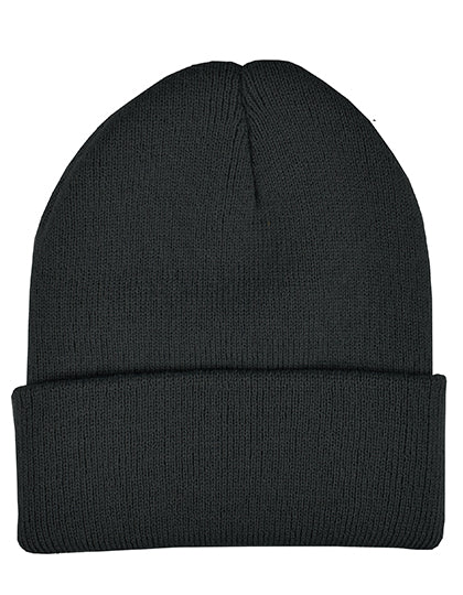 Knitted Children Hat in Black, Größe One Size