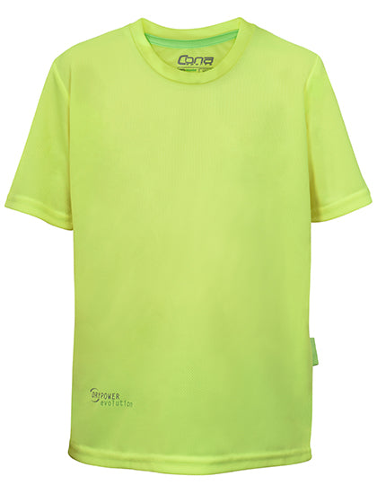Kids Evolution Tech Tee in Neon Yellow, Größe 176