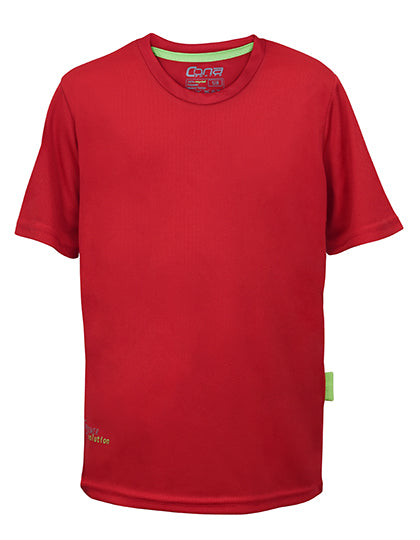 Kids Evolution Tech Tee in Red, Größe 176