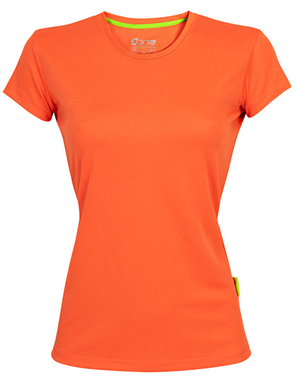 Ladies´ Evolution Tech Tee in Orange, Größe XL