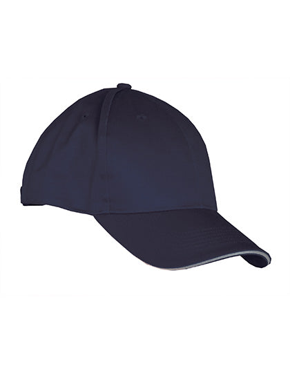 Contrast Sandwich Cap in Deep Navy, Größe One Size
